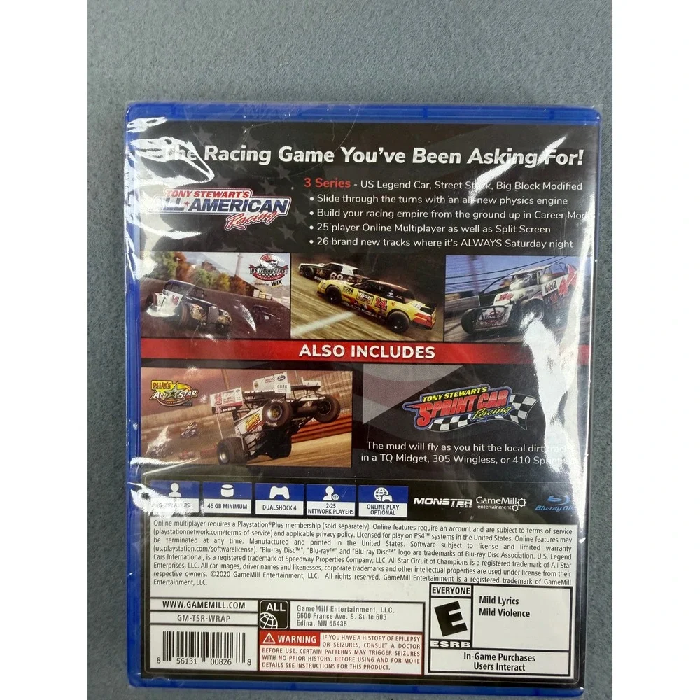 Tony Stewart's All American Racing & Sprint Car Bundle PS4 New‎